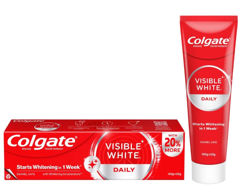 COLGATE VISIBLE WHITE DAILY-120GM