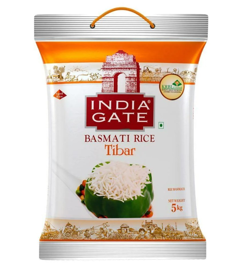 INDIA GATE BASMATI RICE TIBAR-5KG