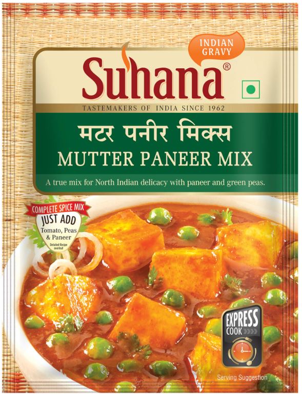 SUHANA MUTTER PANEER MIX-50GM