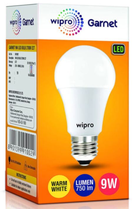 WIPRO GARNET LEB BULB 9W