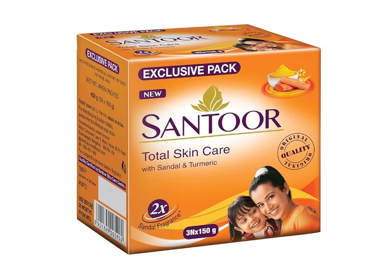 Santoor Total Skin Care-PC-3-150Gm